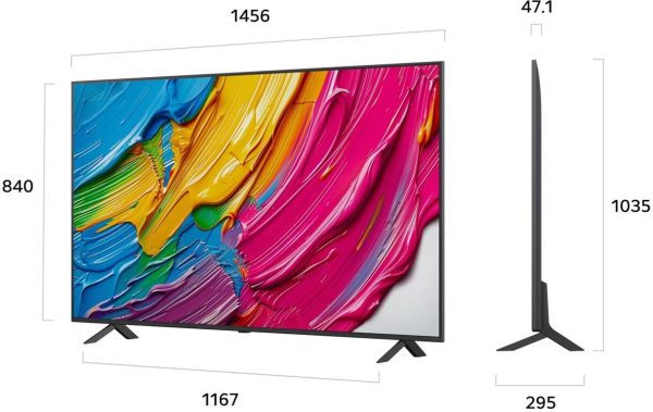 LG 65QNED80A6 QNED TV 65" (165 cm), 4K Fernseher, HDR, Smart TV – Bild 2