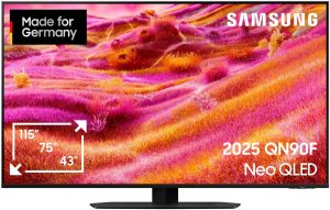 SAMSUNG GQ50QN90FATXZG 50 Zoll (127 cm), NEO QLED, 4K Fernseher, NQ4 AI Gen3 Prozessor