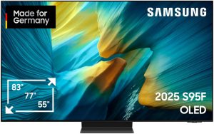 Samsung GQ65S95FAEXZG 65 Zoll (163cm), 4K Fernseher 2025, OLED S95F ,4K Quantum HDR