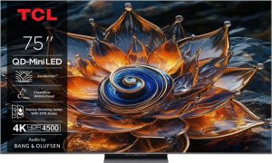 TCL 75Q8CX7 75 Zoll (191 cm), Google TV, Mini-LED 4K Fernseher