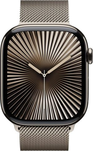 Watch Series 10 4G 46mm Titan Natur Milanaise Natur S/M