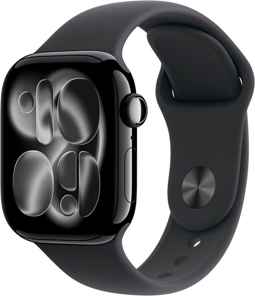 Watch Series 11 GPS 42mm Aluminium Jet Black Sport Band Black S/M – Bild 2