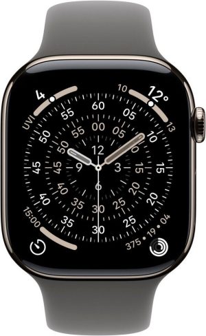 Watch Series 11 5G 46mm Titanium Natural Sport Band Stone Grey M/L