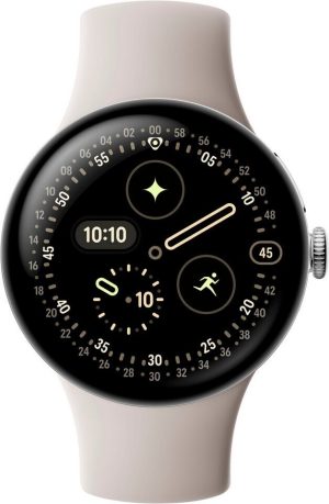Google Pixel Watch 4 45mm 4G Polished Silver/Porcelain