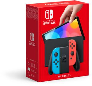 Nintendo Switch (OLED-Modell) neon-blau/neon-rot