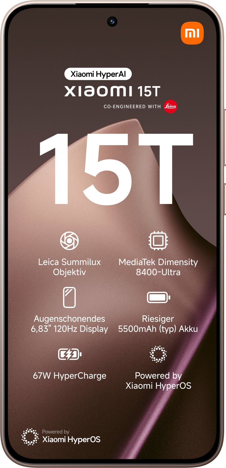 Xiaomi 15T 512GB Rose Gold – Bild 2